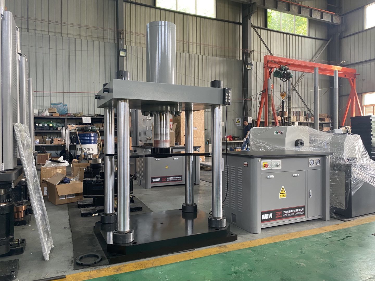 HJY-1000W 1000KN 100Ton壓縮試驗機