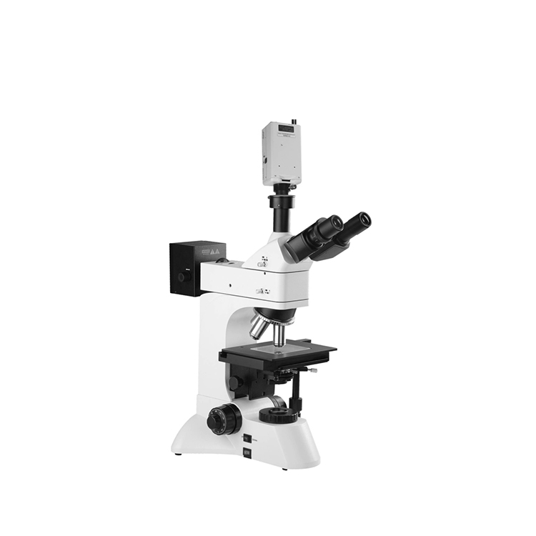 A15.0505-D Microscopio metallografico multifunzione verticale trinoculare con campo oscuro polarizzante e doppia luce