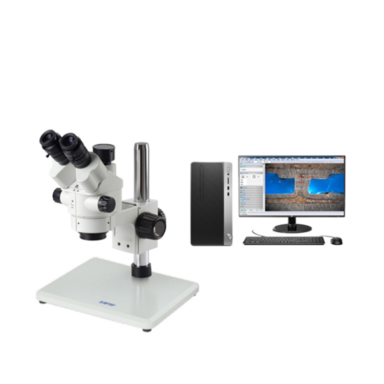 Stereomicroscopio a zoom continuo trinoculare HST JSZ7