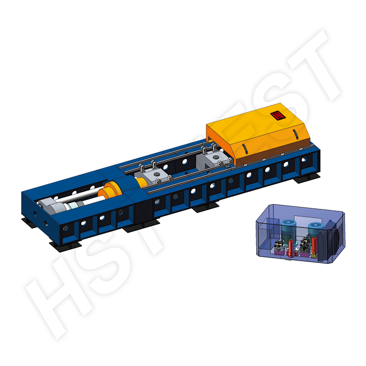 Wal-1000 100ton 1000kn hidráulico servo horizontal máquina de prueba de tracción de cable