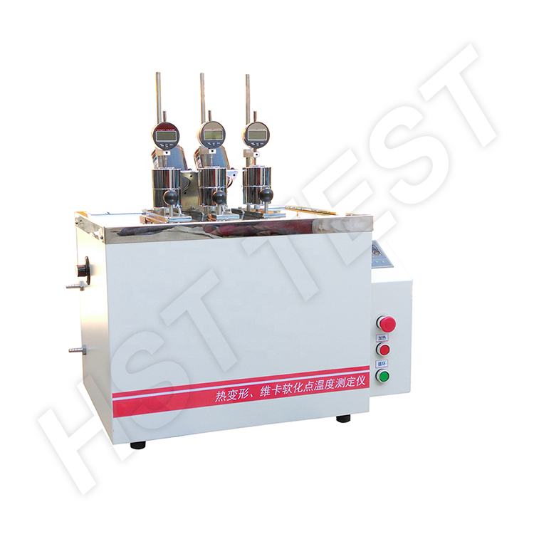 Tester de point de ramollissement VST en plastique HDTV3003W Tester de HDT Vicat