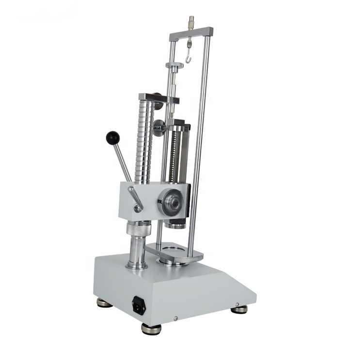 Máquina de prueba de tensión y compresión de resorte manual con impresora (50-500N)
