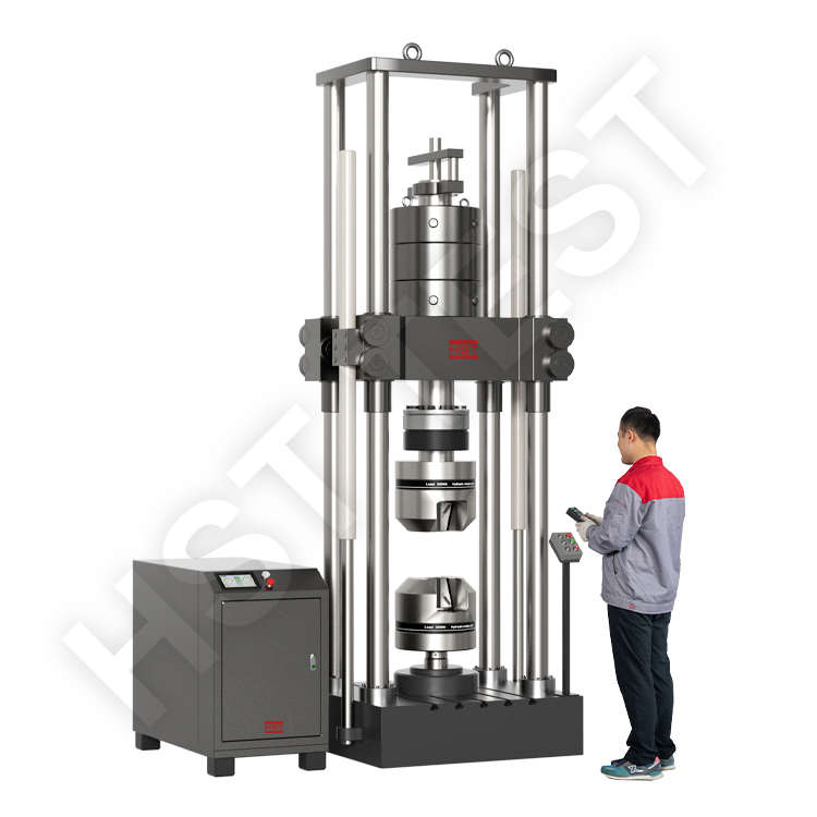 Hst-HFT-ایک سیریز 1000kn، 2000kn الیکٹرو ہائیڈرولک امو جامد سختی تھکاوٹ ٹیسٹر