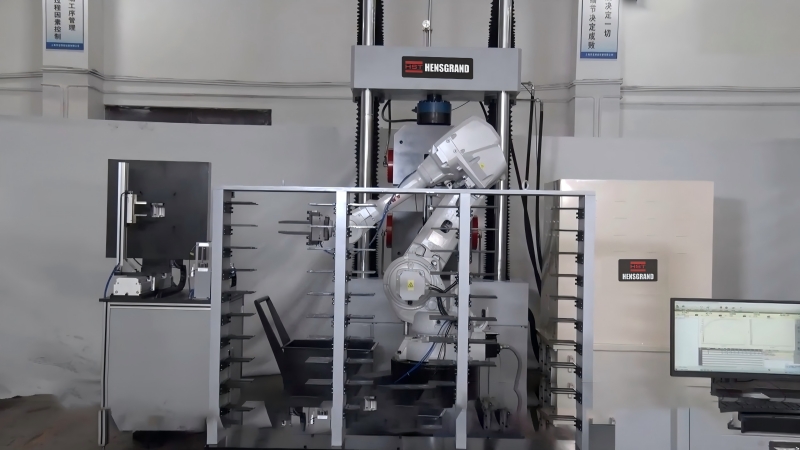 ASTM A370 Robotic Automated Testing System for automatic tensile test of metals/plastics