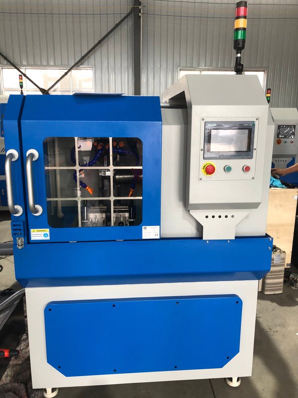 HST-LDQ130Z metallographic large sample cutting machine with Siemens PLC touch screen and fully enclosed cutting chamber